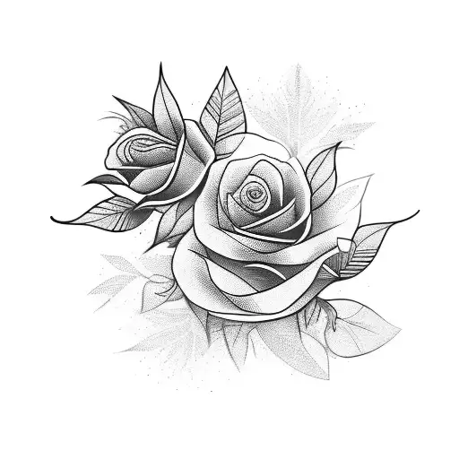 Single Flower Tattoo – Out of Kit