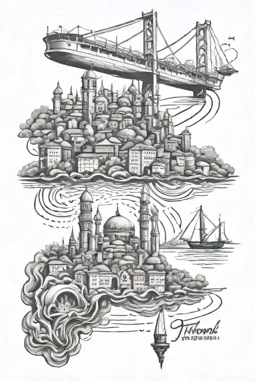 Istanbul tattoo design idea