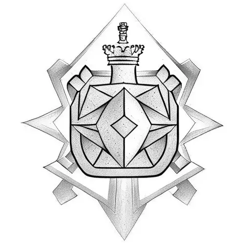 pawn chess piece  tattoo design idea