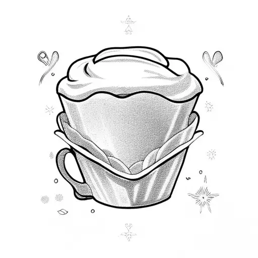 barista, chef, patisserie  tattoo design idea