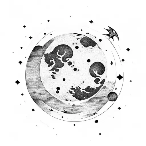 TÜRKEI (Land) Mond und Stern tattoo design idea