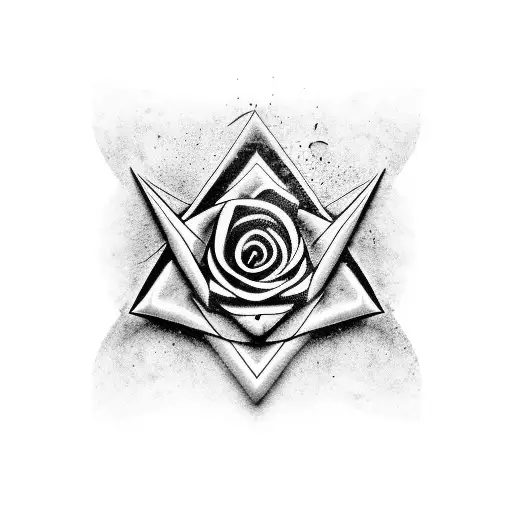 Pink Floyd time with a rose tattoo design idea