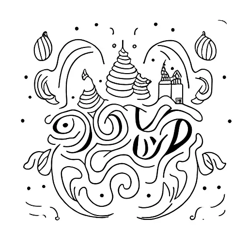 cursive I'll be fine inside of 999 tattoo design idea