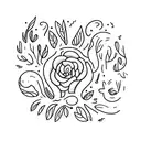 cursive I'll be fine inside of 999 tattoo design idea