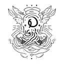 cursive I'll be fine inside of 999 tattoo design idea