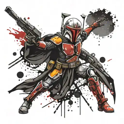 THIS IS THE WAY MANDALORIAN tattoo design idea