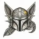 THIS IS THE WAY MANDALORIAN tattoo design idea