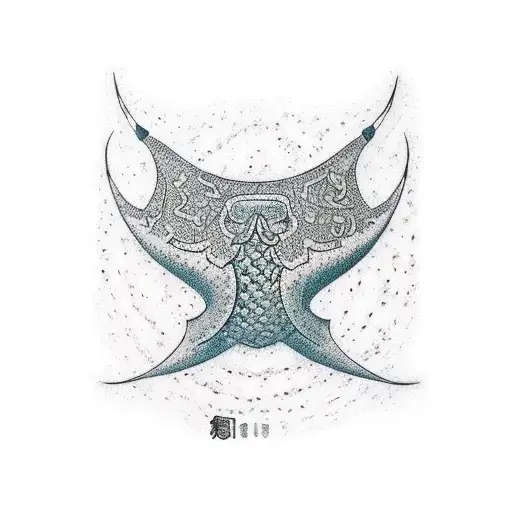 stingray tattoo design idea