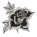 rosa tattoo design idea