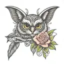 Nana and Papa tattoo design idea