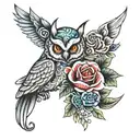 Nana and Papa tattoo design idea