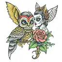 Nana and Papa tattoo design idea