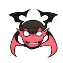 demon face  tattoo design idea