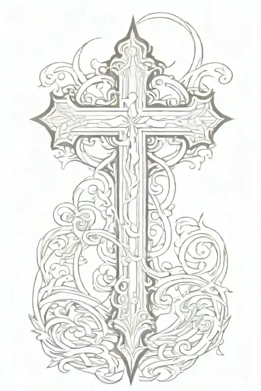 Holy Cross tattoo design tattoo design idea