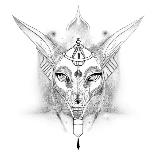 Anubis  tattoo design idea