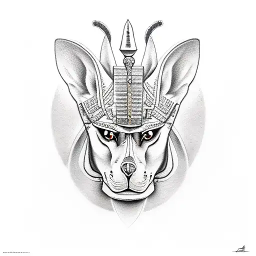 Anubis  tattoo design idea