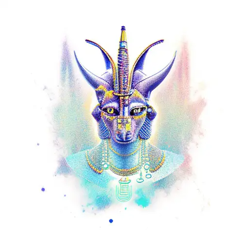 Anubis  tattoo design idea