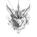 Anubis  tattoo design idea