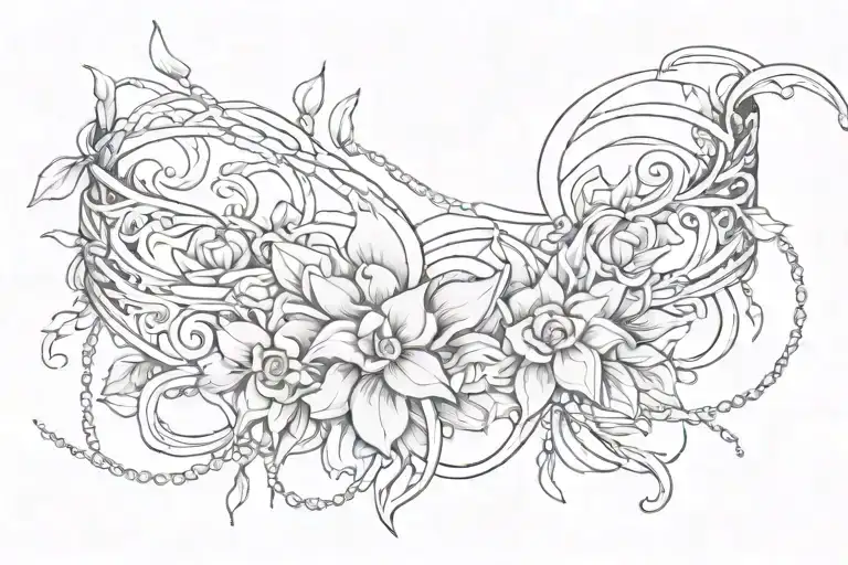 ankle bracelet tattoo tattoo design idea