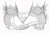 ankle bracelet tattoo tattoo design idea