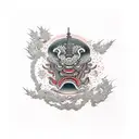 curse tattoo design idea