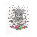 curse tattoo design idea