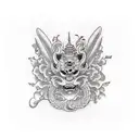 curse tattoo design idea