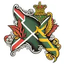 Guyana and Britain flag tatoo tattoo design idea