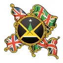 Guyana and Britain flag tatoo tattoo design idea