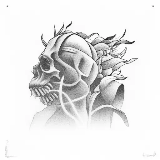 Cornfield, breathing, let go, black and white movie tattoo design idea