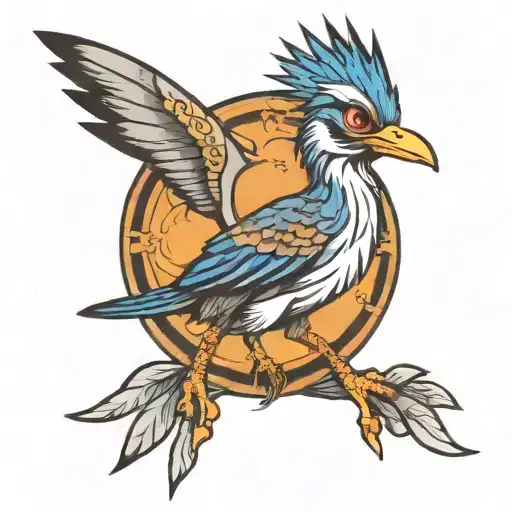 roadrunner tattoo design idea