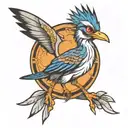 roadrunner tattoo design idea
