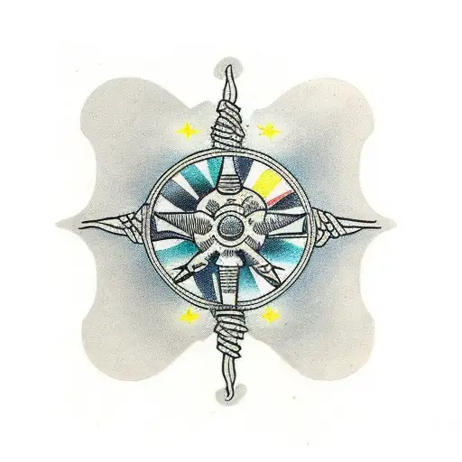 treasure tattoo design idea