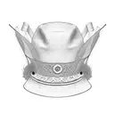 straw hat tattoo design idea