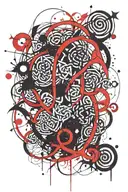 celtic vine wrapping tattoo design idea