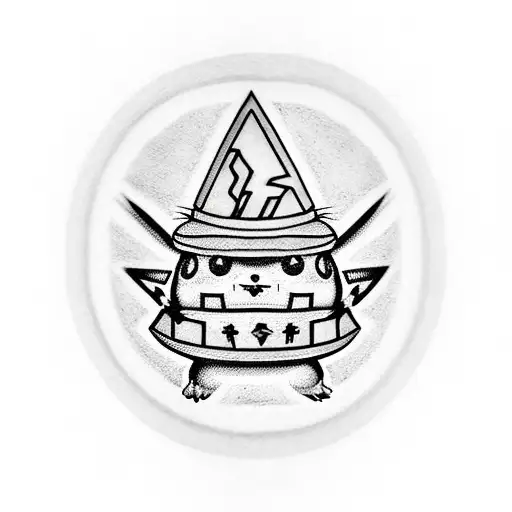 buckethead pikachu soothsayer tattoo tattoo design idea