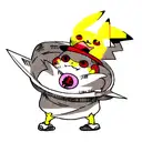 buckethead pikachu soothsayer tattoo tattoo design idea