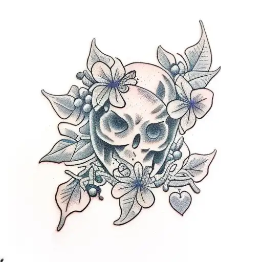 wisteria  tattoo design idea