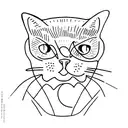  cat memorial  tattoo design idea