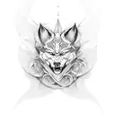  Create a unique and realistic design representing the concepts of Aion and Kairos. Focus on incorporating symbols that  tattoo design idea