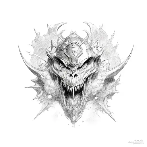 DnD Spectator Monster tattoo design idea