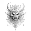 Baldur's Gate 3 Spectator tattoo tattoo design idea