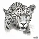 black jaguar full body tattoo design idea