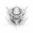 never give up tattoo design idea