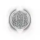 "healer" in hebrew script tattoo design idea