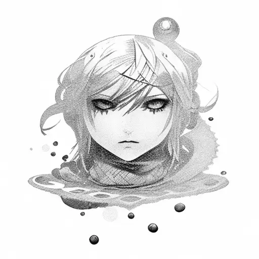 nier automata sword with lunar tears wrapped around tattoo design idea