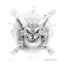 Adam creation hands tattoo design idea