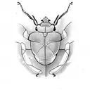 beetle tattoo design idea