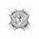 Pentagon tattoo design idea