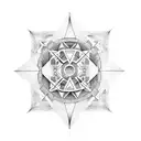 Pentagon tattoo design idea